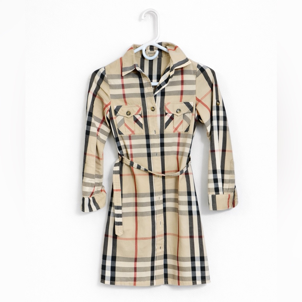 Burberry Shirt Dress Girls Size 12 (Fits Women’s XS)